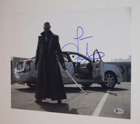 Laurence Fishburne Signed Autographed 11x14 Photo THE MATRIX Beckett COA