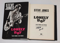 Steve Jones Signed Autographed LONELY BOY TALES FROM A SEX PISTOL HC Book COA
