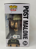 Post Malone Signed Funko Pop Rocks Figure #254 Autograph Beckett COA