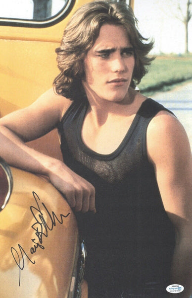 Matt Dillon Signed Autograph 11x17 Photo The Outsiders Little Darlings ACOA COA