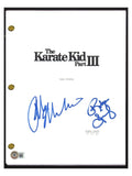 Ralph Macchio Robyn Lively Signed The Karate Kid Part III 3 Movie Script BAS COA