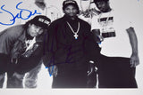 NWA N.W.A. Signed Autographed 11X14 Photo by 3 MC REN DR. DRE & ICE CUBE BAS COA