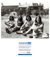 Geezer Butler Signed Autographed 11x14 Photo Black Sabbath Bassist ACOA COA