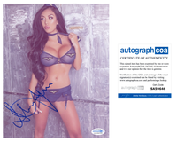Stacey Shalene Signed Autographed 8x10 Photo Sexy Model ACOA COA