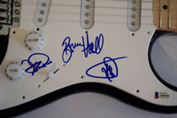 REO SPEEDWAGON Signed Autograph Guitar Kevin Cronin Hall Doughty BAS COA