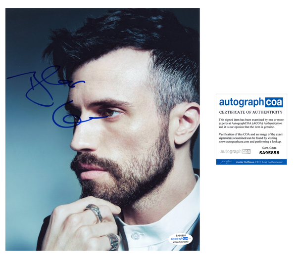 Tyler Glenn Signed Autographed 8x10 Photo Neon Trees Singer ACOA COA AB