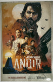 Diego Luna Signed Star Wars Andor 12x18 Photo Poster Autograph JSA COA