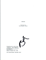 Barry Keoghan Signed Autographed DUNKIRK Full Movie Script COA