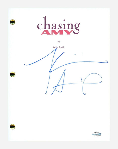 Kevin Smith Signed Autographed Chasing Amy Movie Script Screenplay ACOA COA