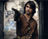 Luke Pasqualino Signed Autograph  8x10 Photo The Musketeers Skins COA