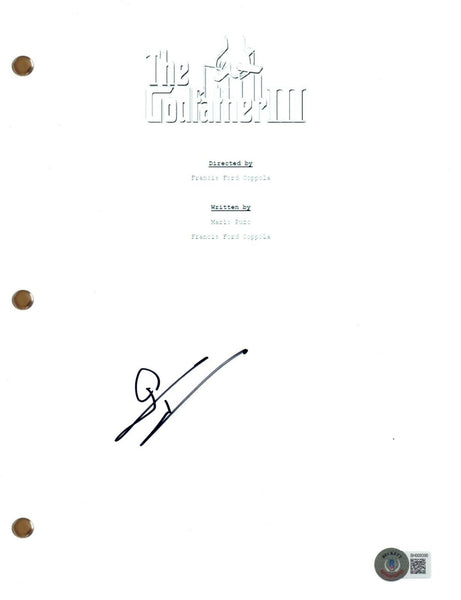 George Hamilton Signed Autograph The Godfather Part III 3 Movie Script BAS COA