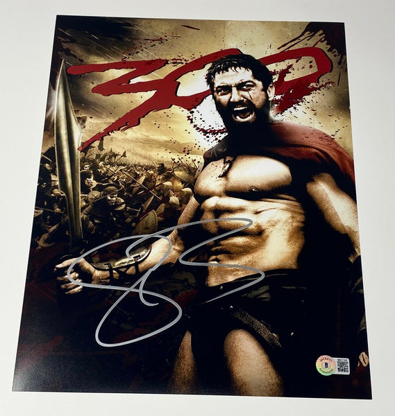 Gerard Butler Signed Autographed 11x14 Photo 300 Leonidas Beckett BAS COA