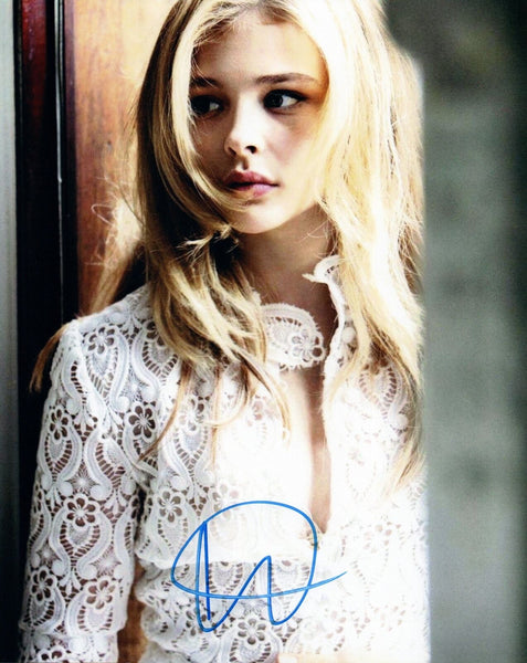 Chloe Grace Moretz Signed Autographed 8x10 Photo Kick-Ass The Equalizer COA VD