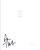 Aaron Tveit Signed Autographed GRACELAND Pilot Episode Script COA VD