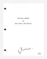 Matt Damon Signed Autographed Good Will Hunting Movie Script Screenplay ACOA COA