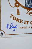 Cheech Marin & Tommy Chong Signed 12x18 Poster Toke It Out Man Beckett COA