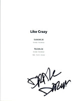 Drake Doremus Signed Autographed LIKE CRAZY Full Movie Script COA VD