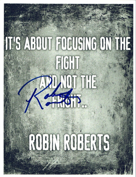 Robin Roberts Signed Autographed 8x10 Photo Good Morning America COA VD