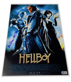 Guillermo Del Toro Signed Autographed Hellboy 12x18 Movie Poster Beckett COA