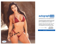 Diana Sparks Signed Autographed 8x10 Photo Sexy Model ACOA COA