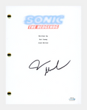James Marsden Signed Autographed Sonic The Hedgehog Movie Script ACOA COA