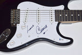 Celine Dion Signed Autographed Electric Guitar Beckett BAS COA R