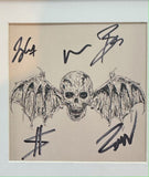 Avenged Sevenfold Signed Autograph Life Is But A Dream CD Framed Full Band COA