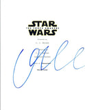 Gwedoline Christie Signed Autographed STAR WARS THE FORCE AWAKENS Script COA VD