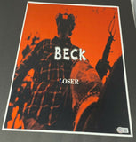 Beck Hansen Signed Autographed 12x18 Poster Photo Loser Beckett COA