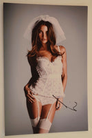 Lily Aldridge Signed Autographed 10x15 Photo SI Swimsuit Model Hot Sexy COA VD