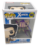 Hugh Jackman Signed X-Men Logan Funko Pop #185 Wolverine Autograph Beckett COA