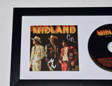 Midland Signed Autographed On The Rocks Framed CD Booklet Display COA