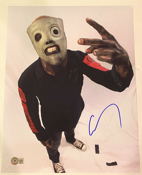 Corey Taylor Signed Autograph 11x14 Photo Slipknot Stone Sour Proof Beckett COA