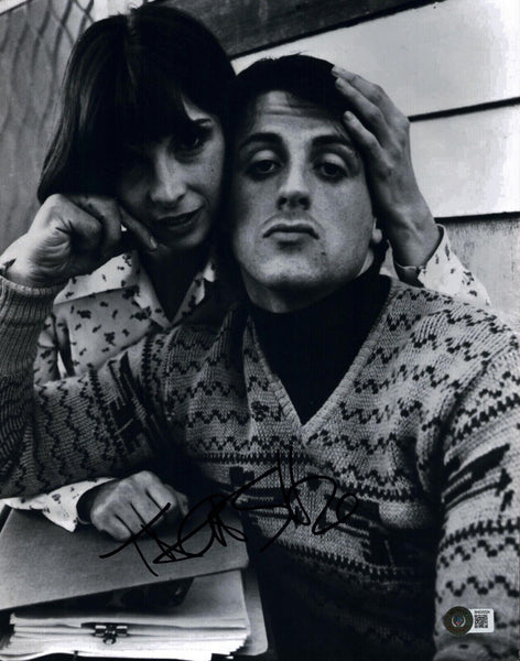Talia Shire Signed Autographed 11x14 Photo Rocky Adrian Actress Beckett COA