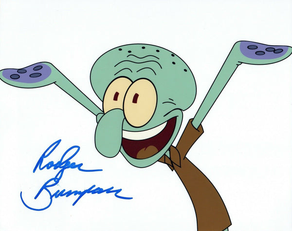 Rodger Bumpass  Signed Autograph 8x10 Photo Spongbob Squarepants Squidward COA