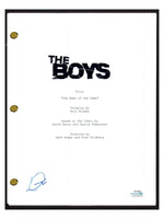 Jack Quaid Signed Autographed THE BOYS Pilot Episode Script ACOA COA