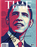 Shepard Fairey Signed Autograph 8x10 Photo Print Time Hope Barack Obama BAS COA