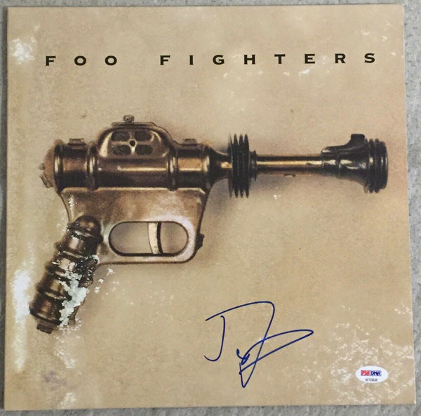 Dave Grohl Signed Autograph Foo Fighters Self Titled Record Album LP PSA/DNA COA