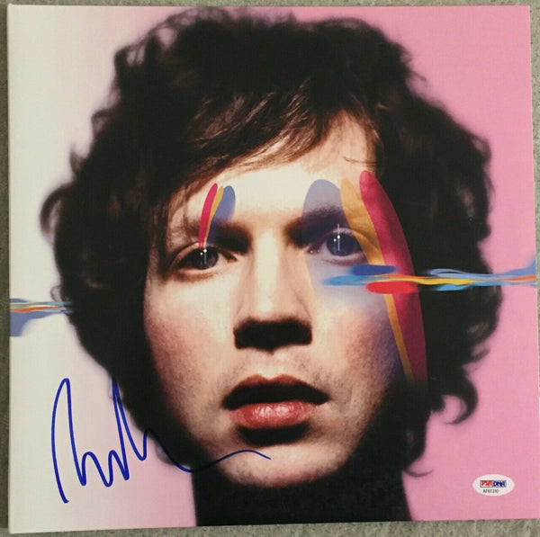 Beck Hansen Signed Autographed SEA CHANGE Record Album LP PSA/DNA COA