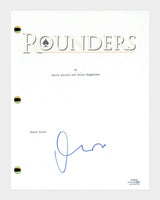 Matt Damon Signed Autographed Rounders Movie Script Screenplay ACOA COA