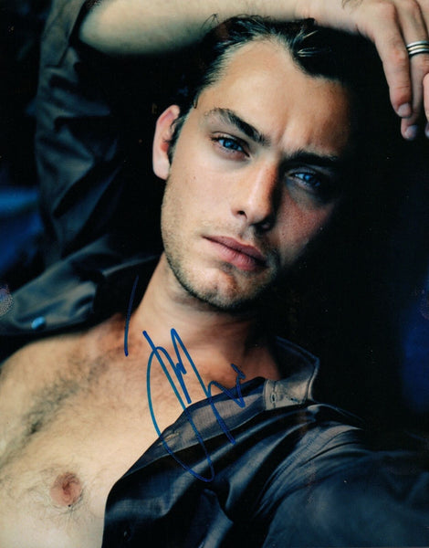 Jude Law Signed Autographed 8x10 Photo Sherlock Holmes The Young Pope COA VD