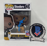 Antonio Brown Signed Autographed Funko Pop Pittsburgh Steelers #62 Beckett COA