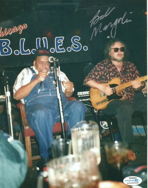 Bob Margolin Signed Autographed 8x10 Photo Muddy Waters Blues Guitarist ACOA COA