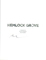 Brian McGreevey Signed Autographed HEMLOCK GROVE Pilot Episode Script COA VD