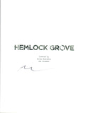 Brian McGreevey Signed Autographed HEMLOCK GROVE Pilot Episode Script COA VD