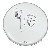 Glenn Danzig Signed Autographed 14" Drumhead Sketch Artwork Misfits Beckett COA