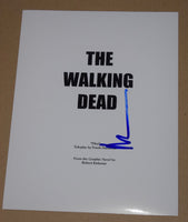 Norman Reedus Signed Autographed The Walking Dead Pilot Episode Script COA B