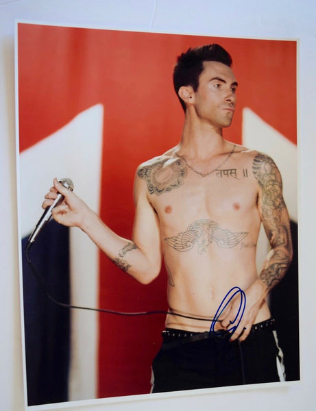 Adam Levine Signed Autographed 11x14 Photo Maroon 5 COA VD