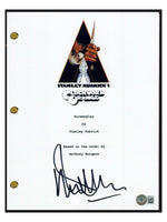 Malcolm McDowell Signed Autographed A Clockwork Orange Movie Script Beckett COA