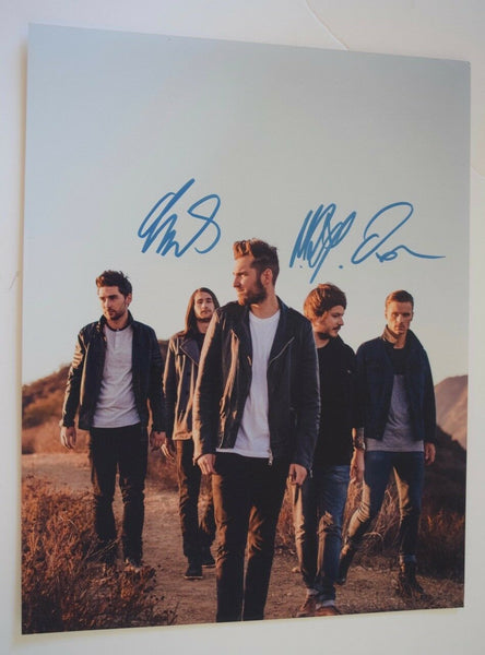 You Me At Six Signed Autographed 11x14 Photo COA VD